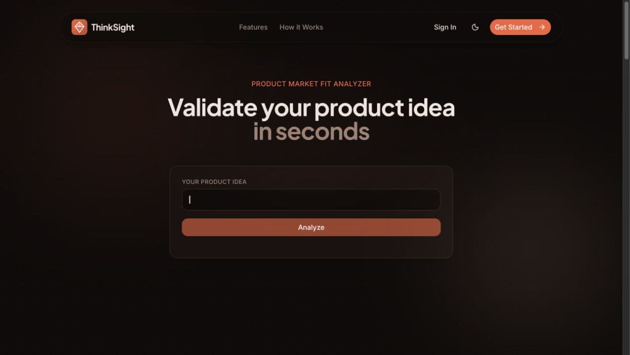 ThinkSight project preview